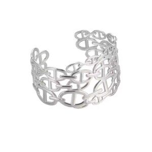 Women's Stainless Steel Cuff Bracelet, Trending Bracelet, Women's Jewelry, Cuff